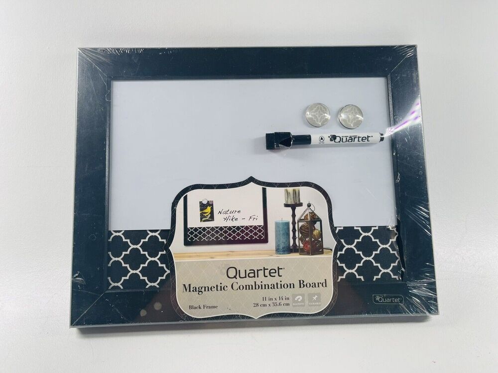 Dry Erase Combination Board Magnetic 11x14 Quartet Home Office Room